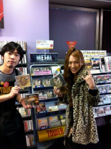 Princess Ghibli and some our METAL CDs pics for promotion :) Yoko Hallelujah ( ヨーコ ハレルヤ ) ハレルヤ洋子 | London underground official Busker, Singer songwriter Busking London, UK ロンドン バスキング ロンドン アンダーグラウンドオフィシャルバスカー